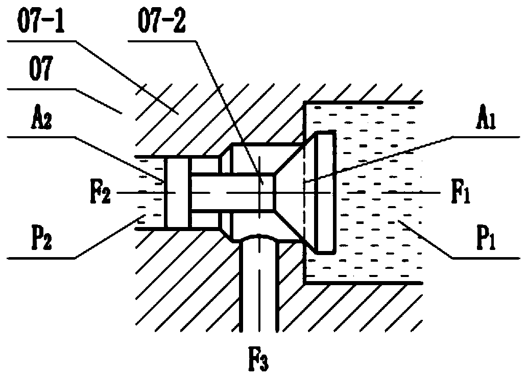 Single-acting plunger cylinder hydraulic system