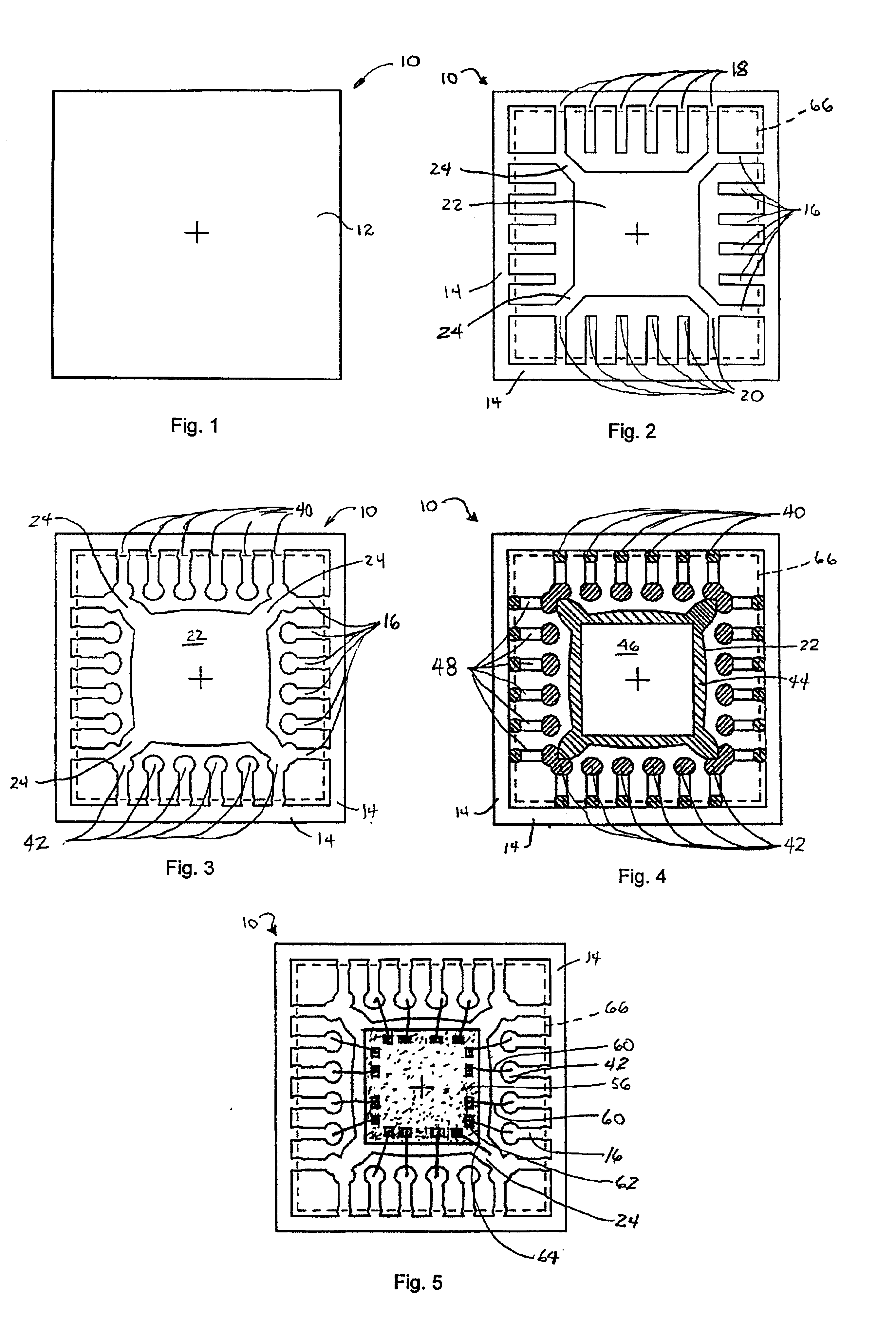 Semiconductor package with exposed die pad and body-locking leadframe