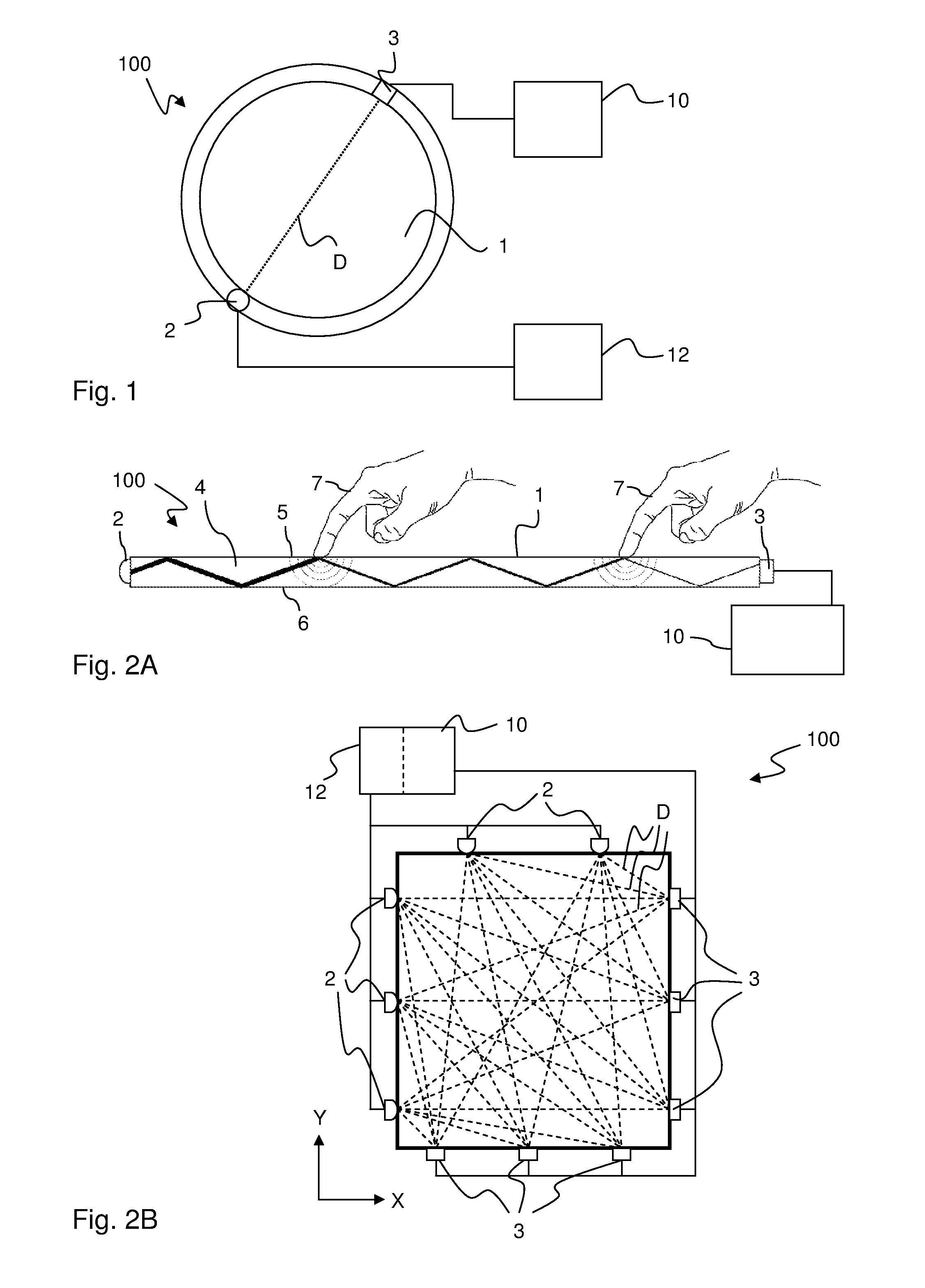 Touch determination with signal compensation