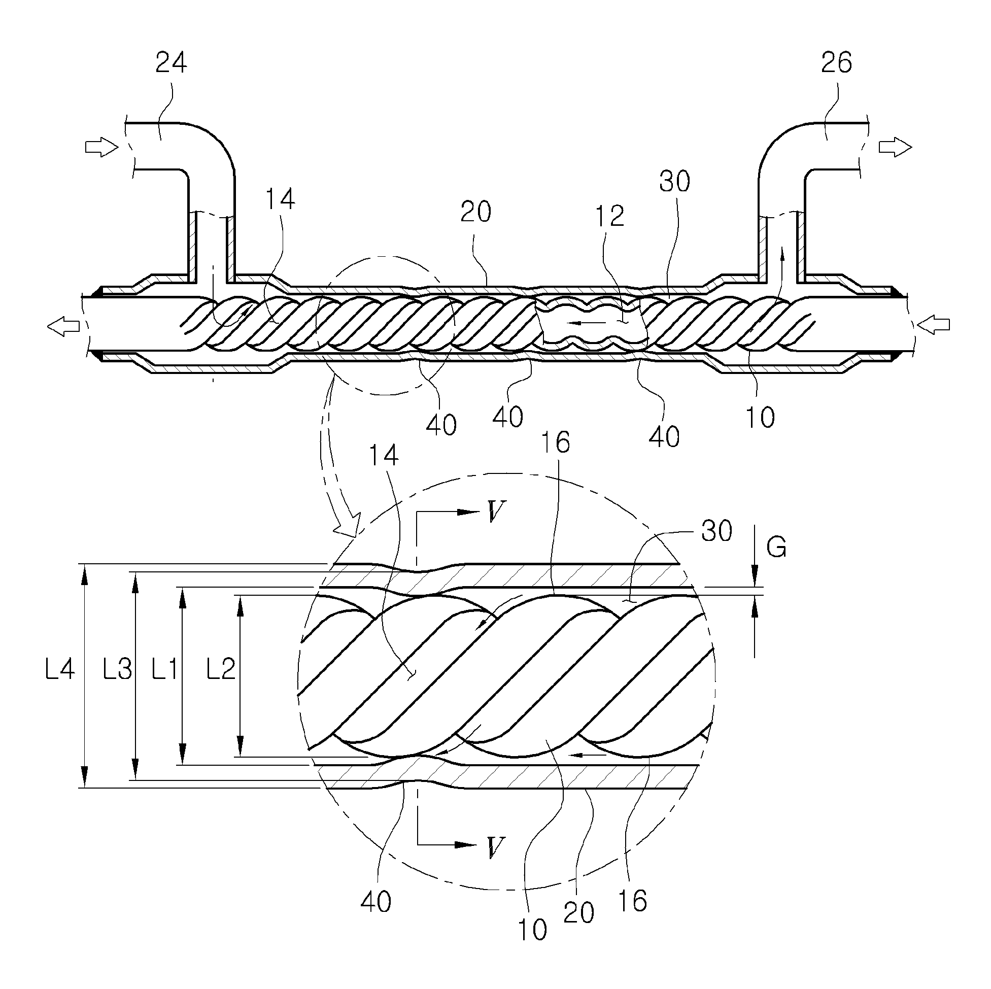 Double Pipe Type Heat Exchanger and Method for Manufacturing the Same