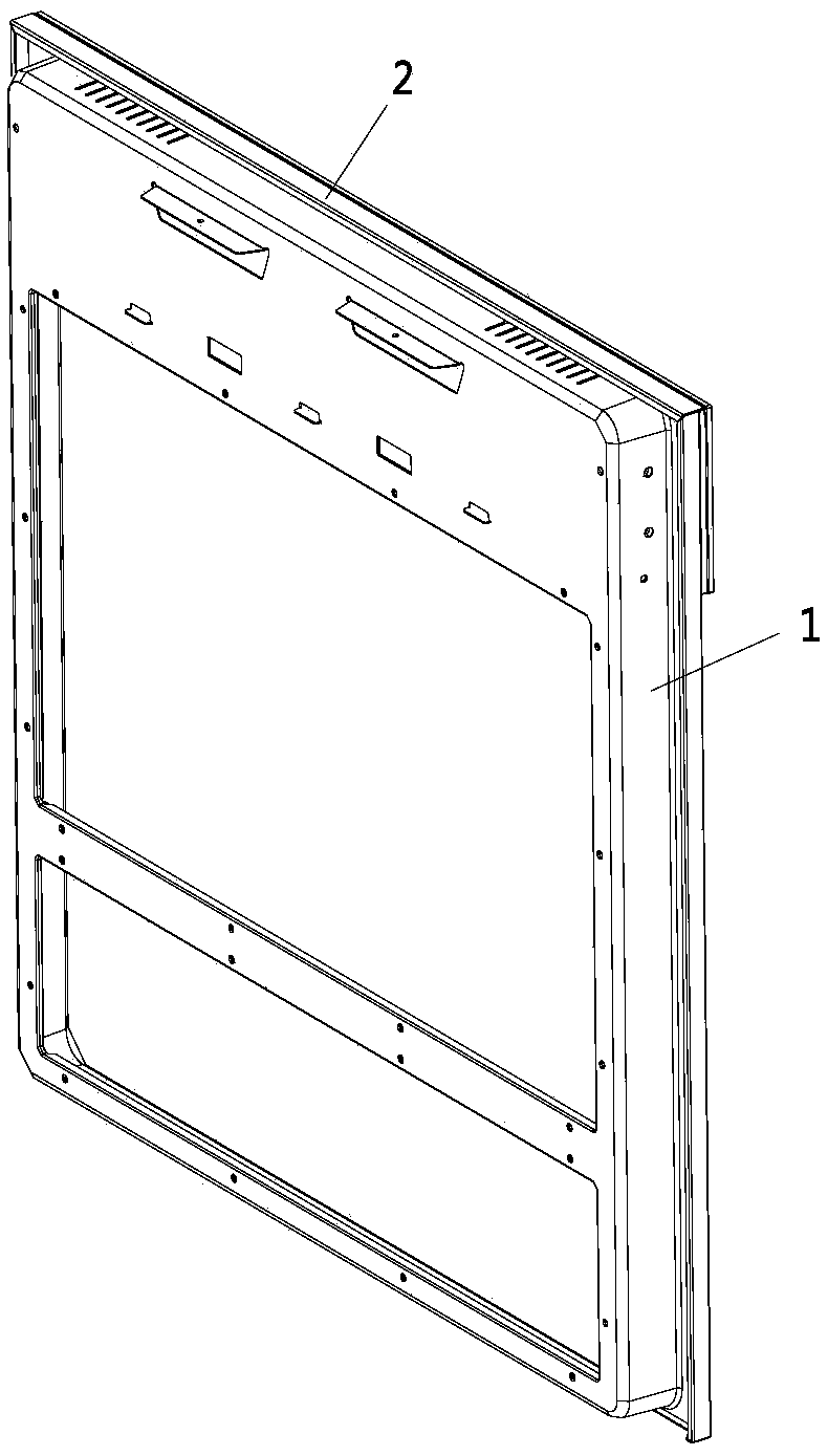 Door frame structure and disinfection cabinet provided with door frame structure