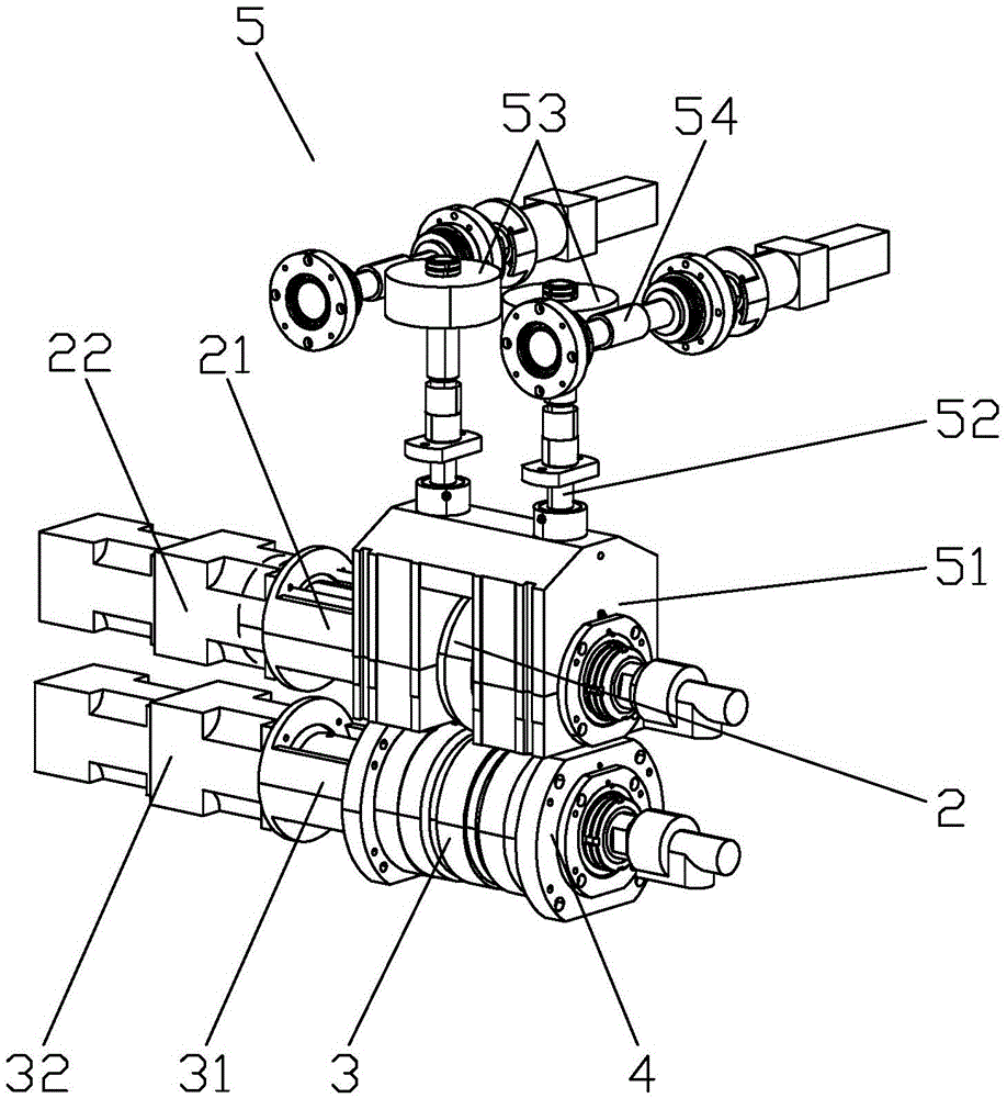 Bus bar rolling structure