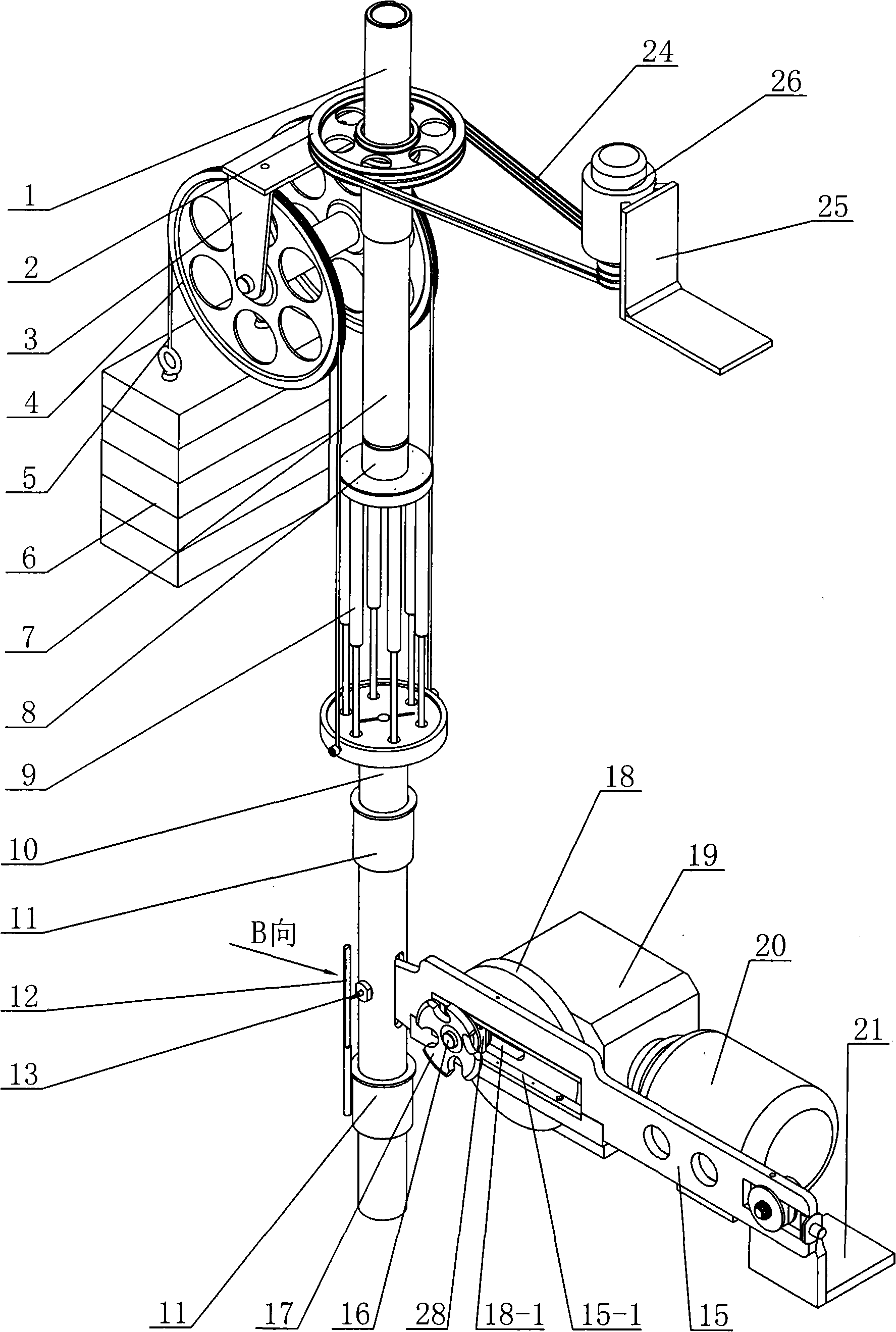 Gas spring environmental simulated fatigue-testing machine