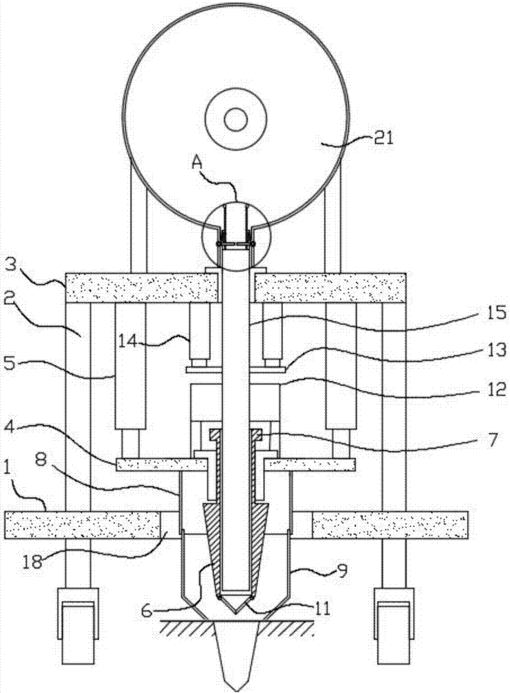 Agricultural automatic mixing and planting equipment