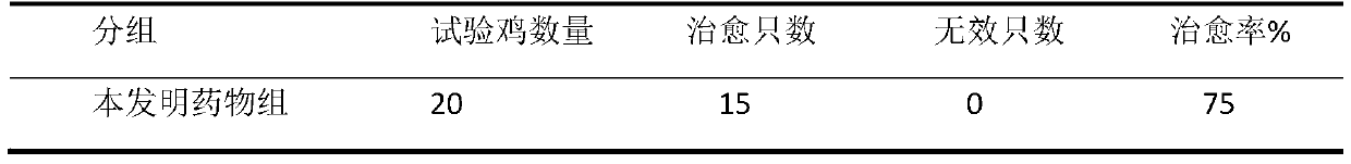 A kind of traditional Chinese medicine compound preparation and preparation method for preventing and treating hen egg production drop syndrome