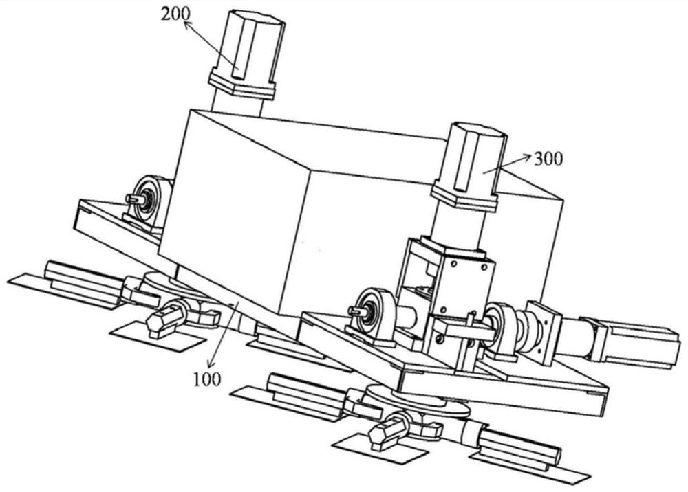 A remote control cement troweling machine