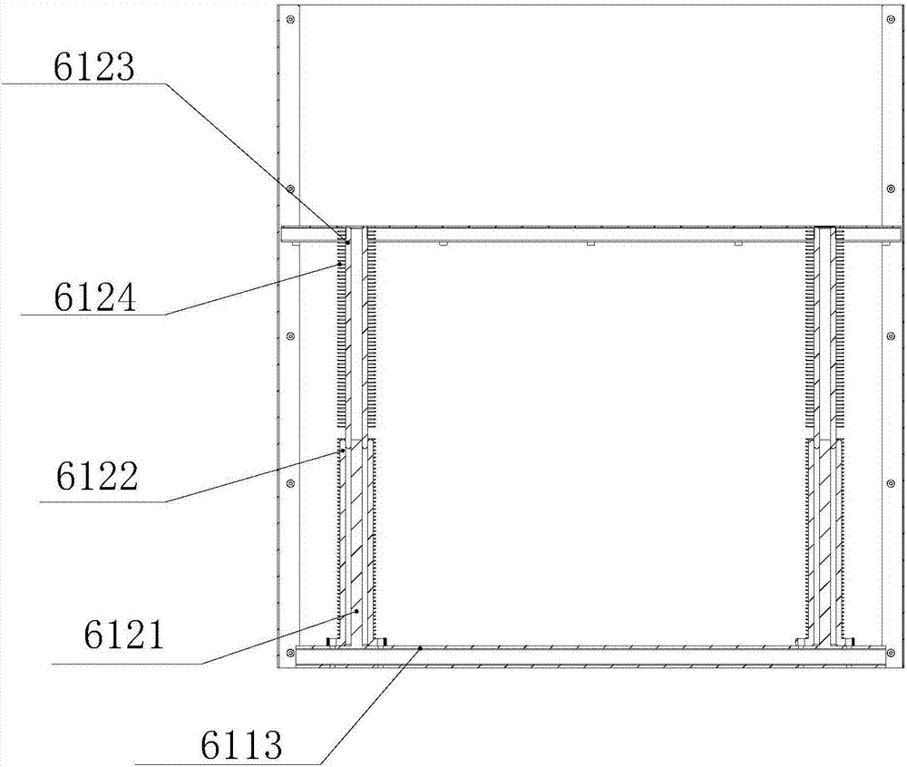 Multi-bin dynamic stored package automatic storing device and method