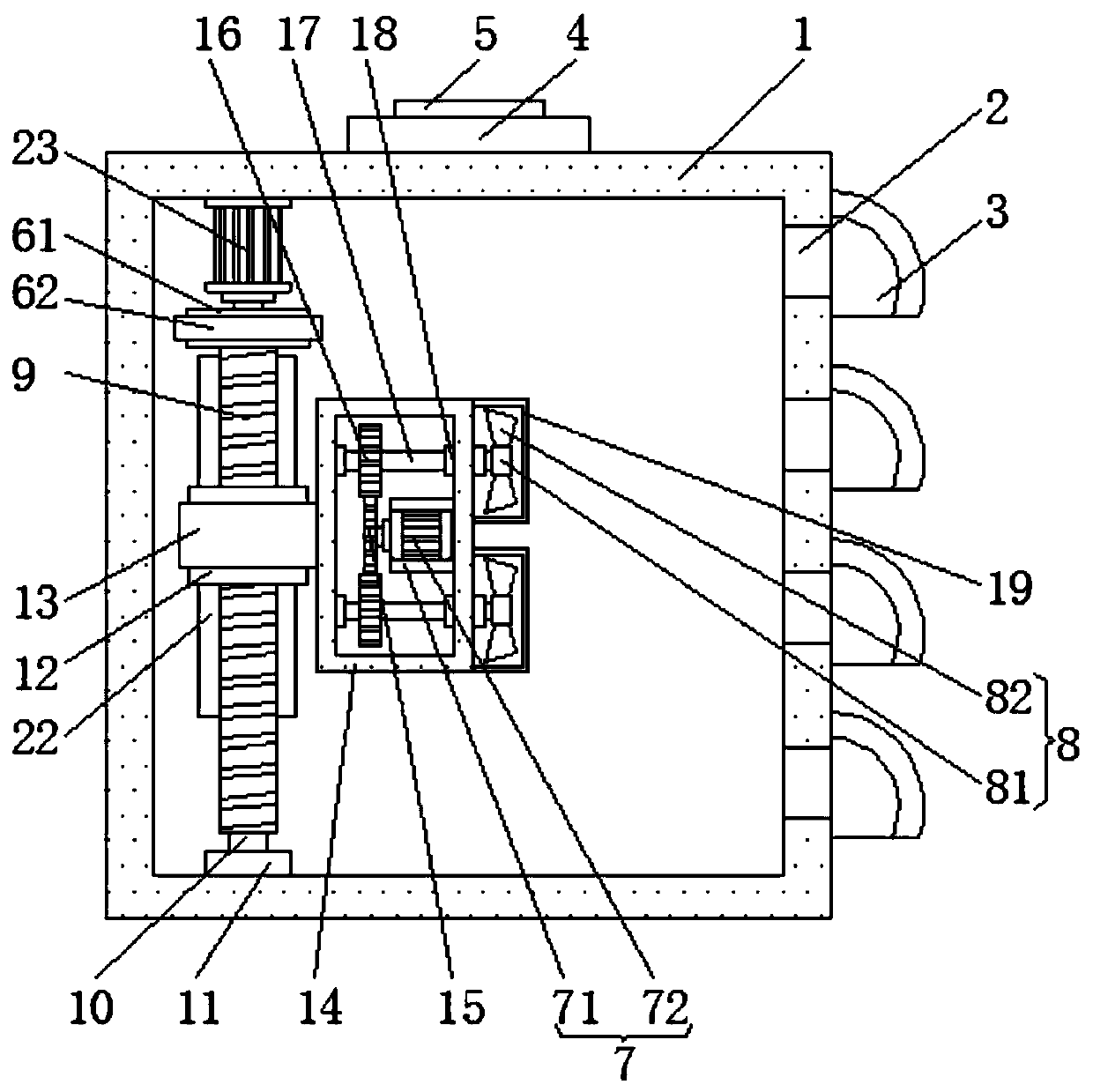 Voltage regulation device for motor