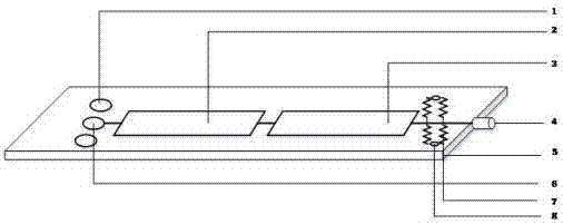 A test board for electrostatic discharge current waveform detection