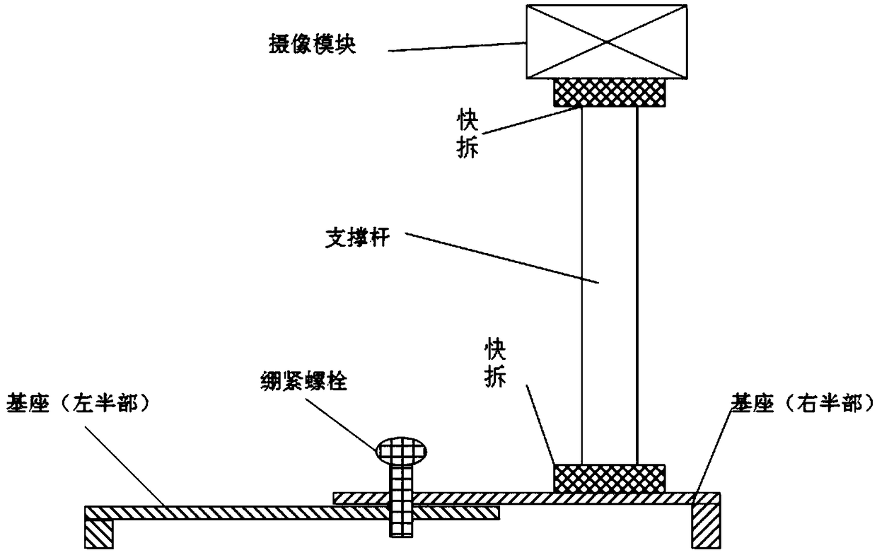 A driving recorder for enlarging the driver's field of vision