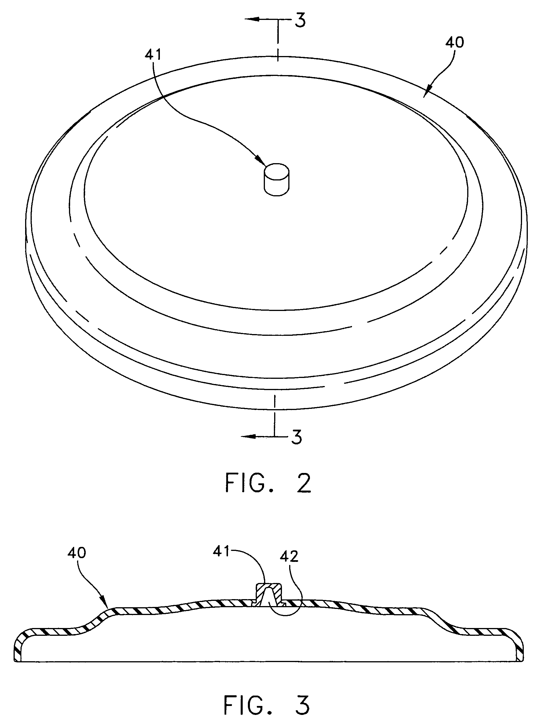 Disc launching device