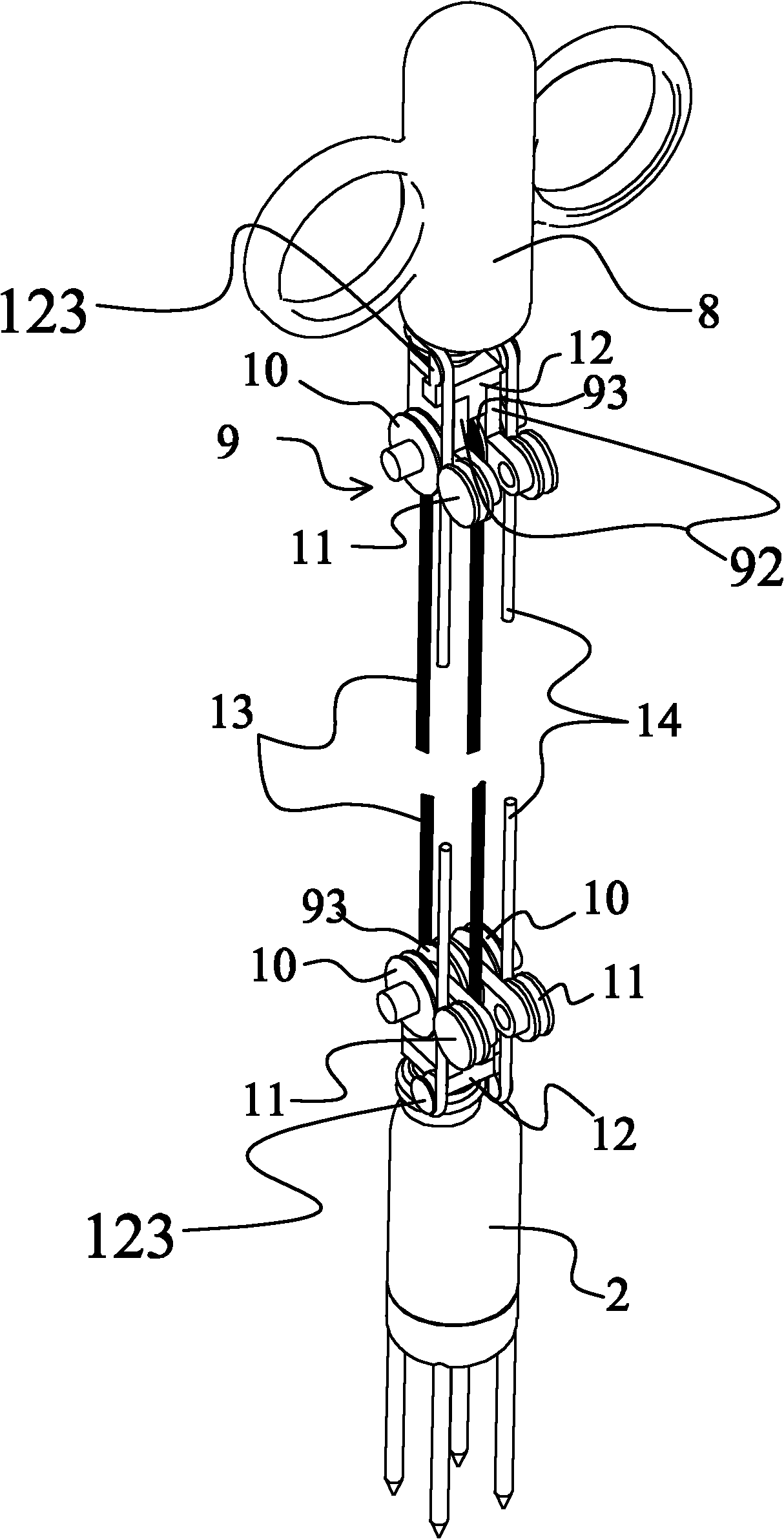 Handheld multi-degree-of-freedom hemostatic cutter for endoscope