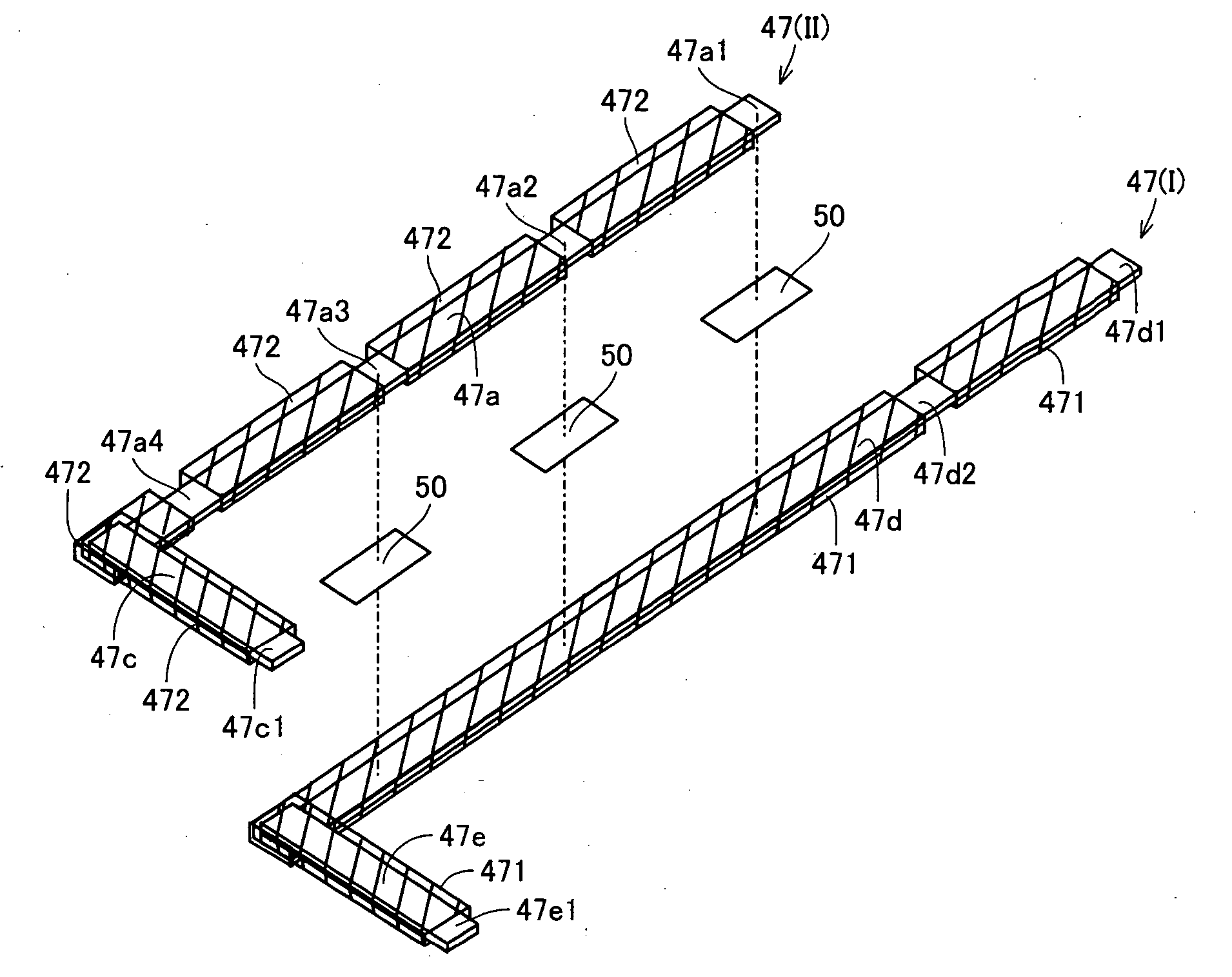 Integrated Wiring Member for Solar Cell Module, Solar Cell Module Using the Same, and Manufacturing Methods Thereof