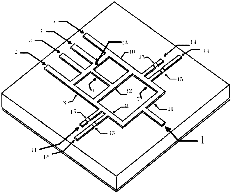 Power dividing phase shifter