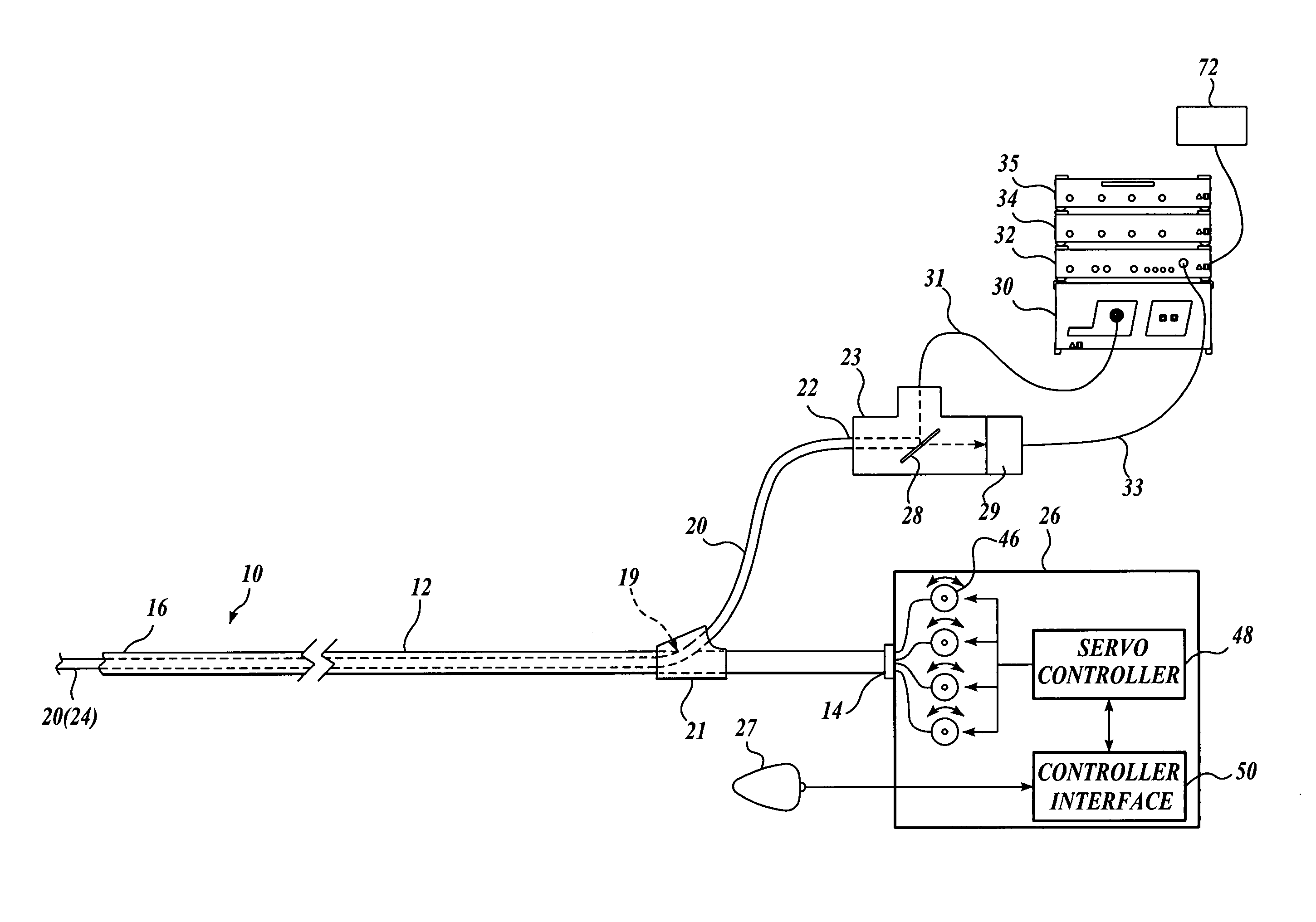 Fiber optic imaging catheter