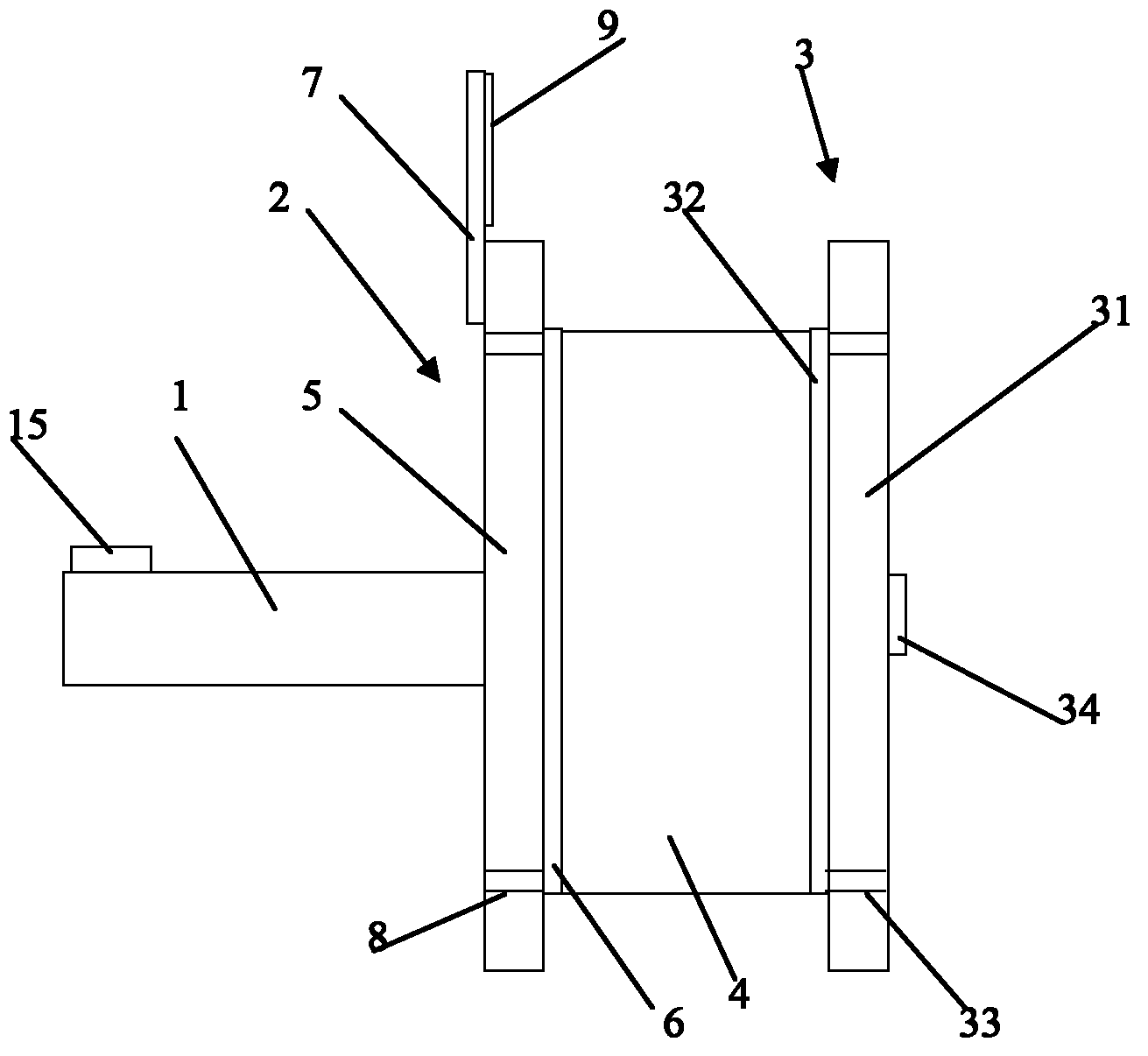 Coiling fixture, with air channel supporting bar positioning function, of iron-core-type electric reactor