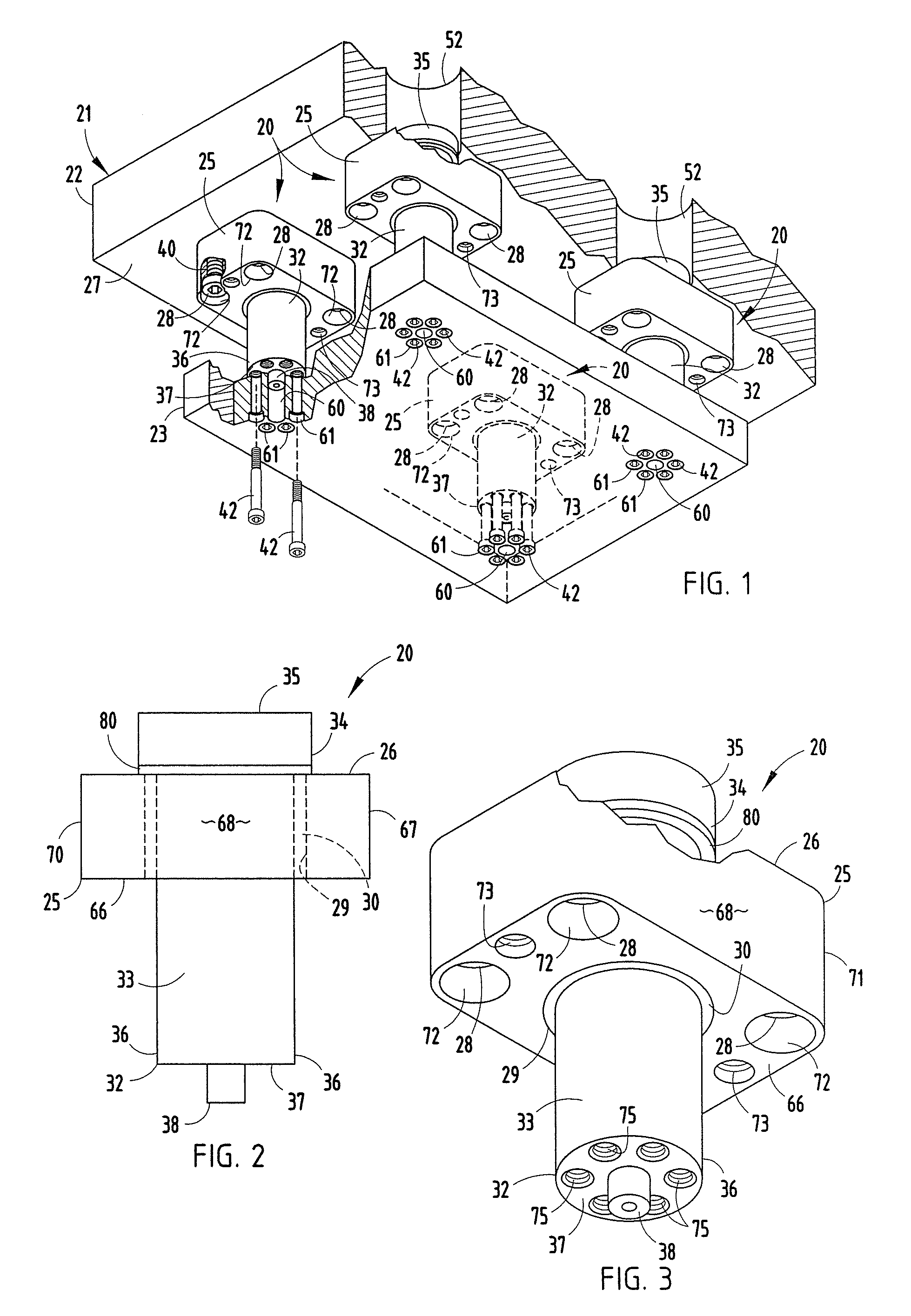 Guided keeper assembly and method for metal forming dies