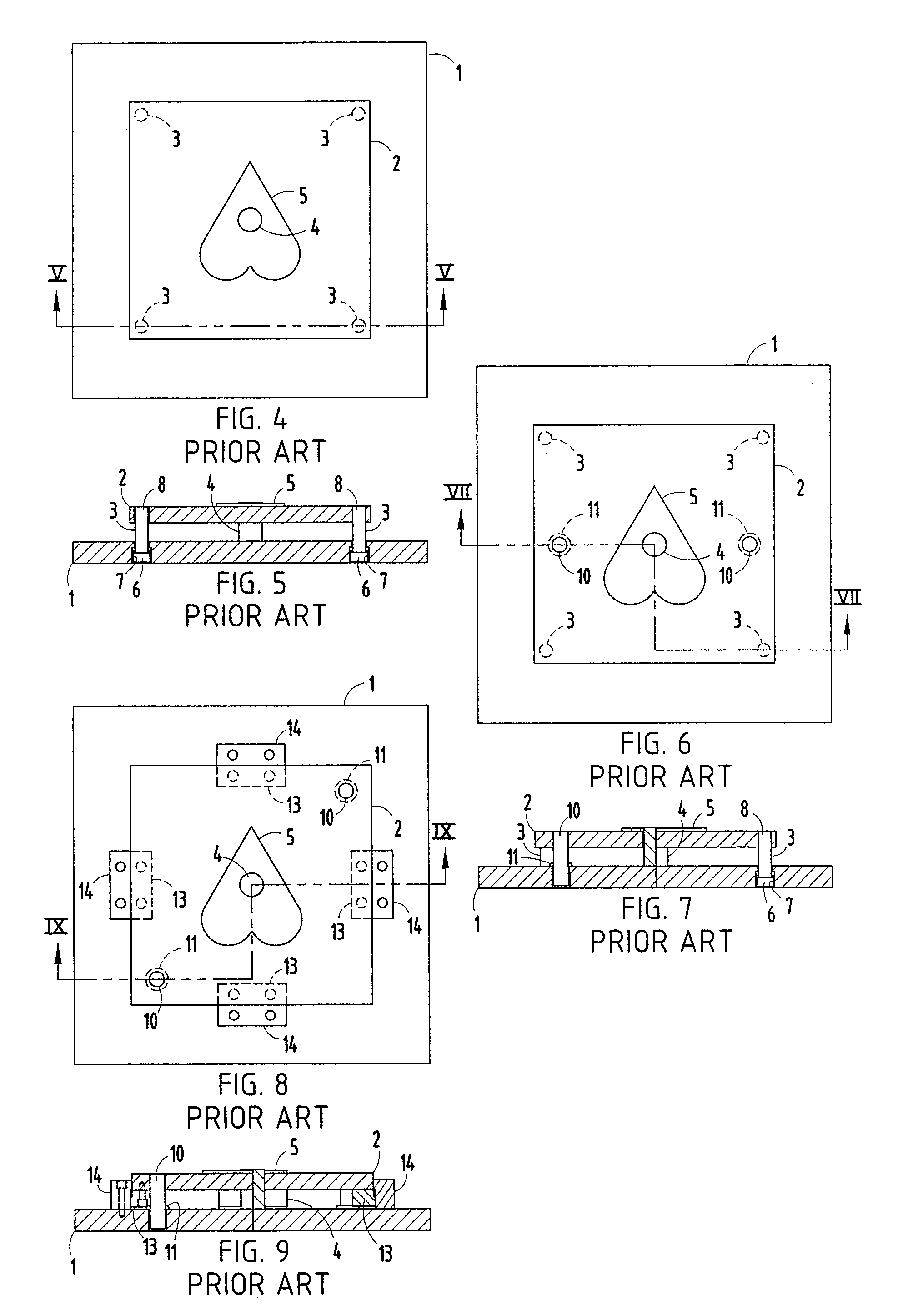 Guided keeper assembly and method for metal forming dies