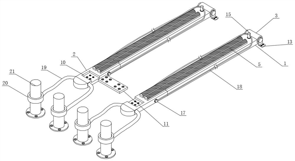 Fixing device for large ship