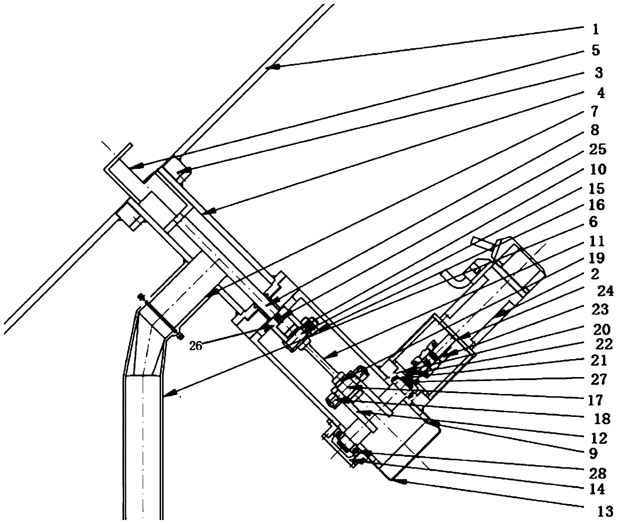 Automatic sampling device for powdery or granular materials