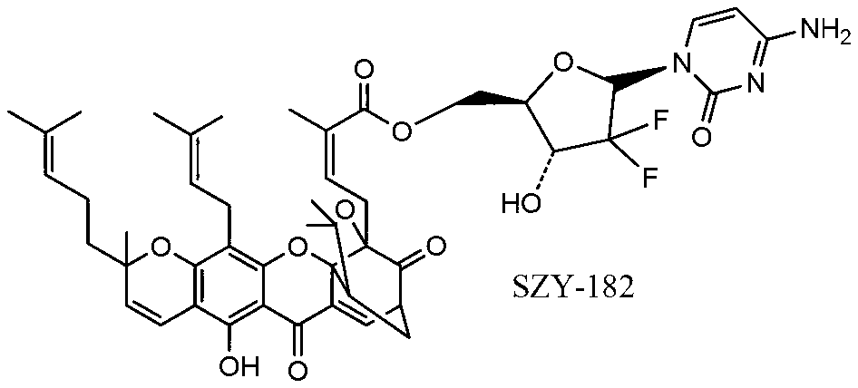 Gambogic acid ester derivative as well as preparation method and use thereof