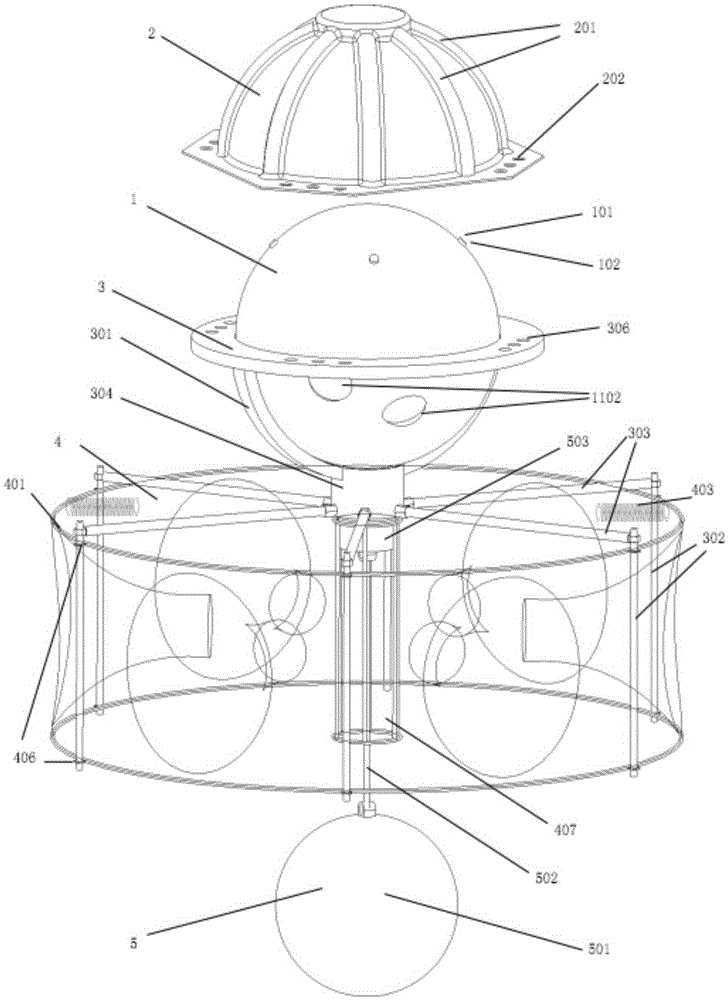 A deep-sea trapping camera lander system