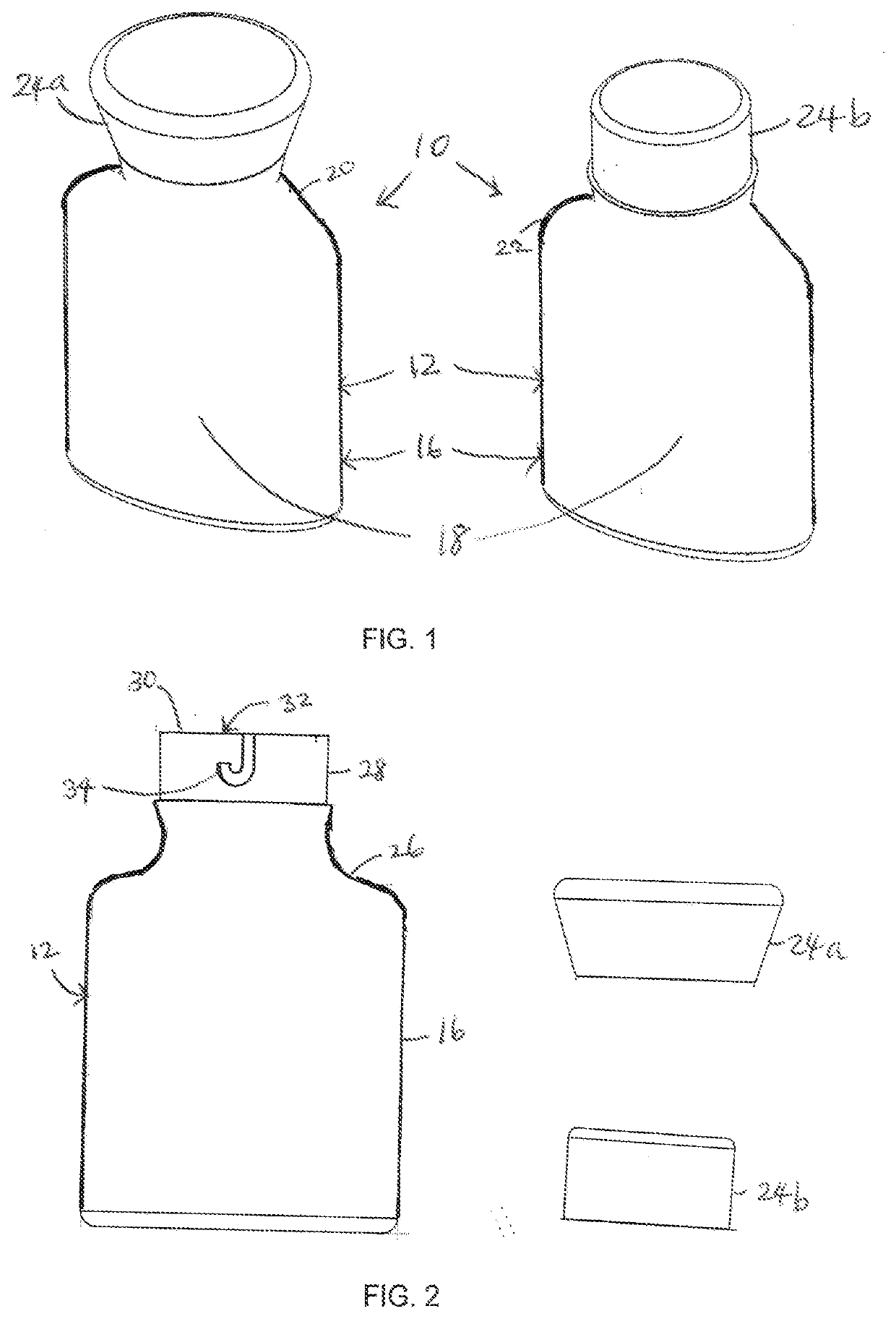 Child-Resistant Cap and a Combination of Child-Resistant Cap and Ergonomic Prescription Pill Bottle