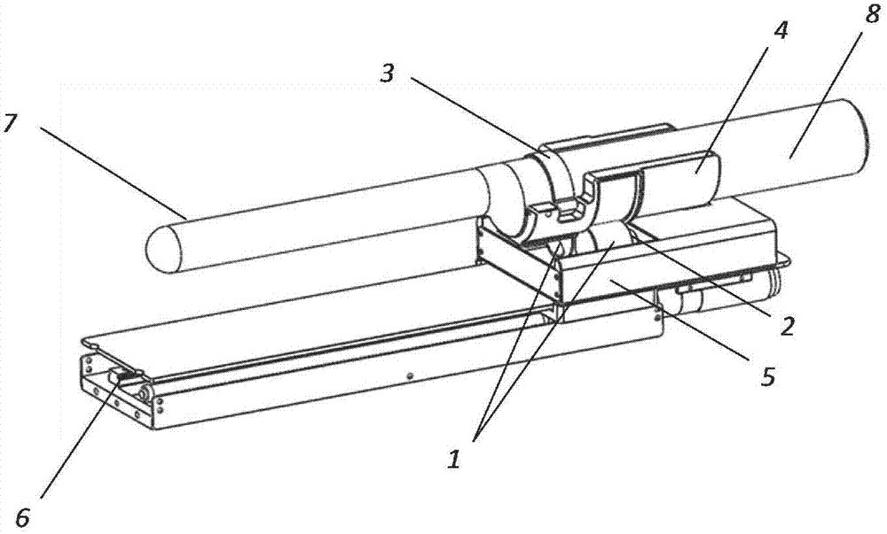 An ultrasonic probe rotating device and its use method and application