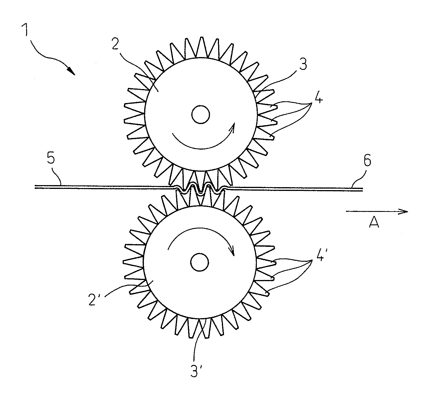 Method of easy production of nonwoven fabric having at least one projection and at least one recess, and method of easy processing of nonwoven fabric