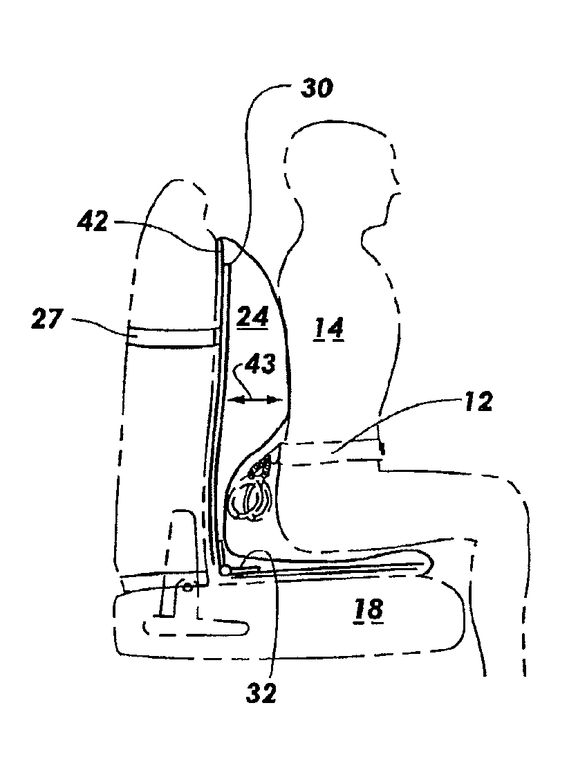 Lumbar support for law enforcement officers