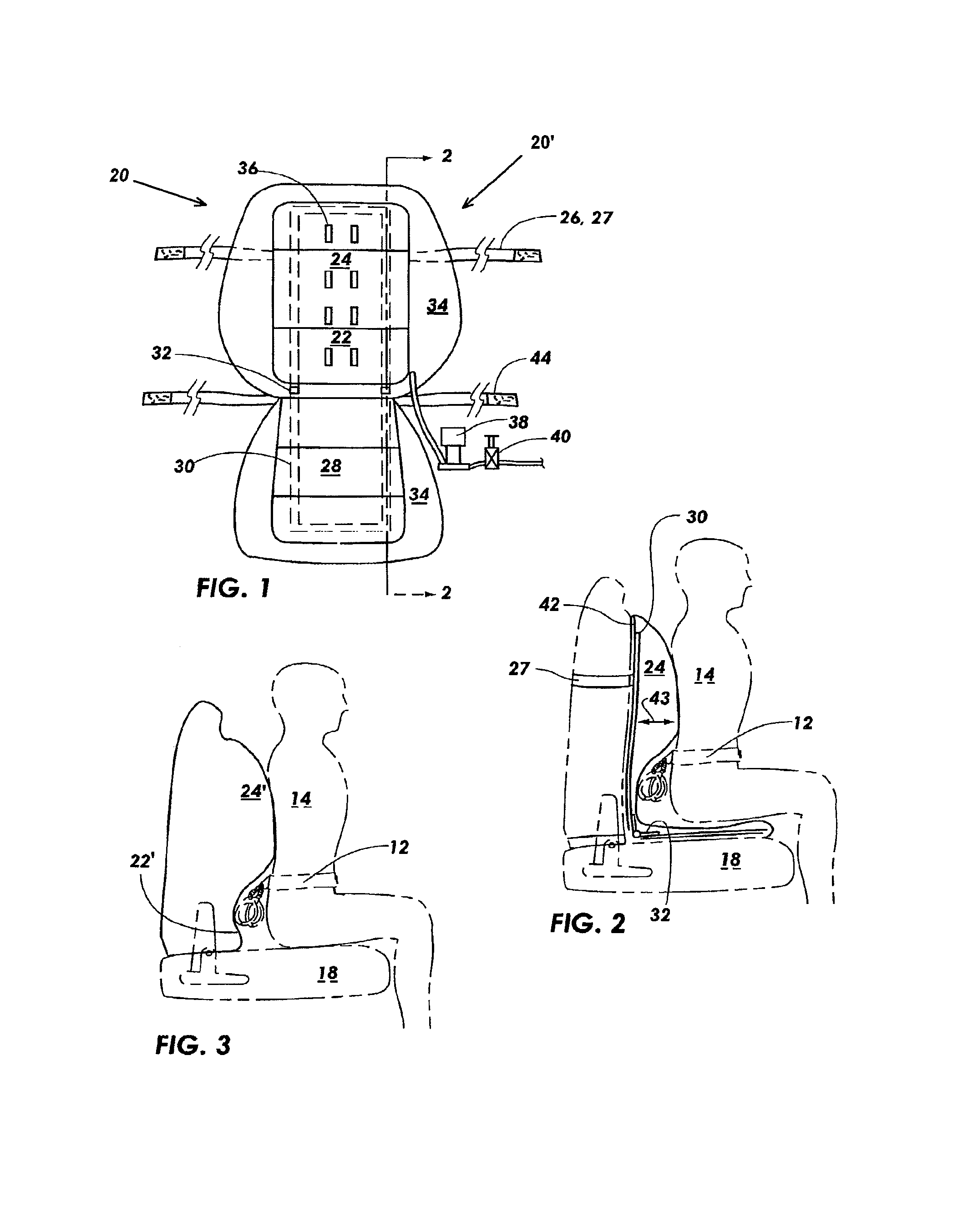 Lumbar support for law enforcement officers