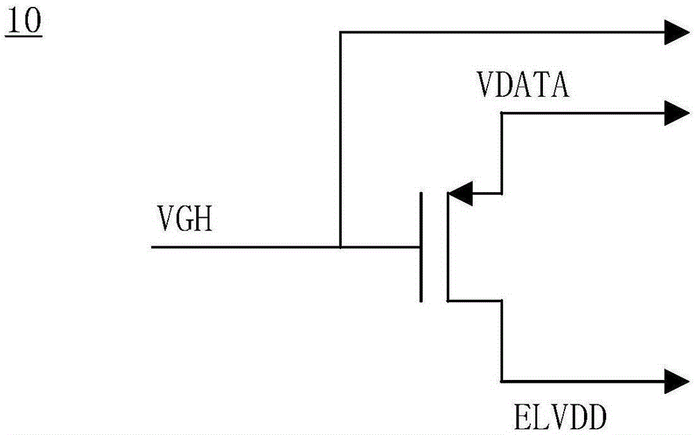 GIP circuit high supply voltage real-time monitoring and regulating circuit