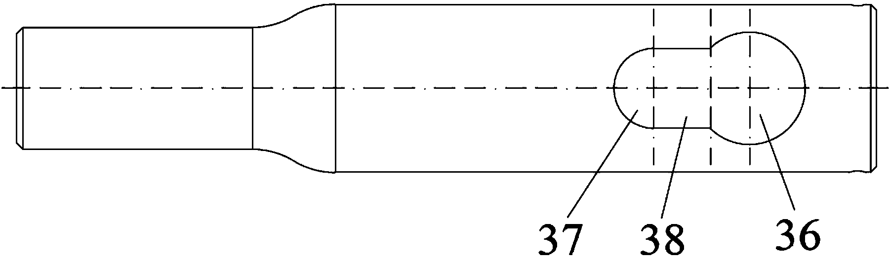 Automobile pull rod assembly