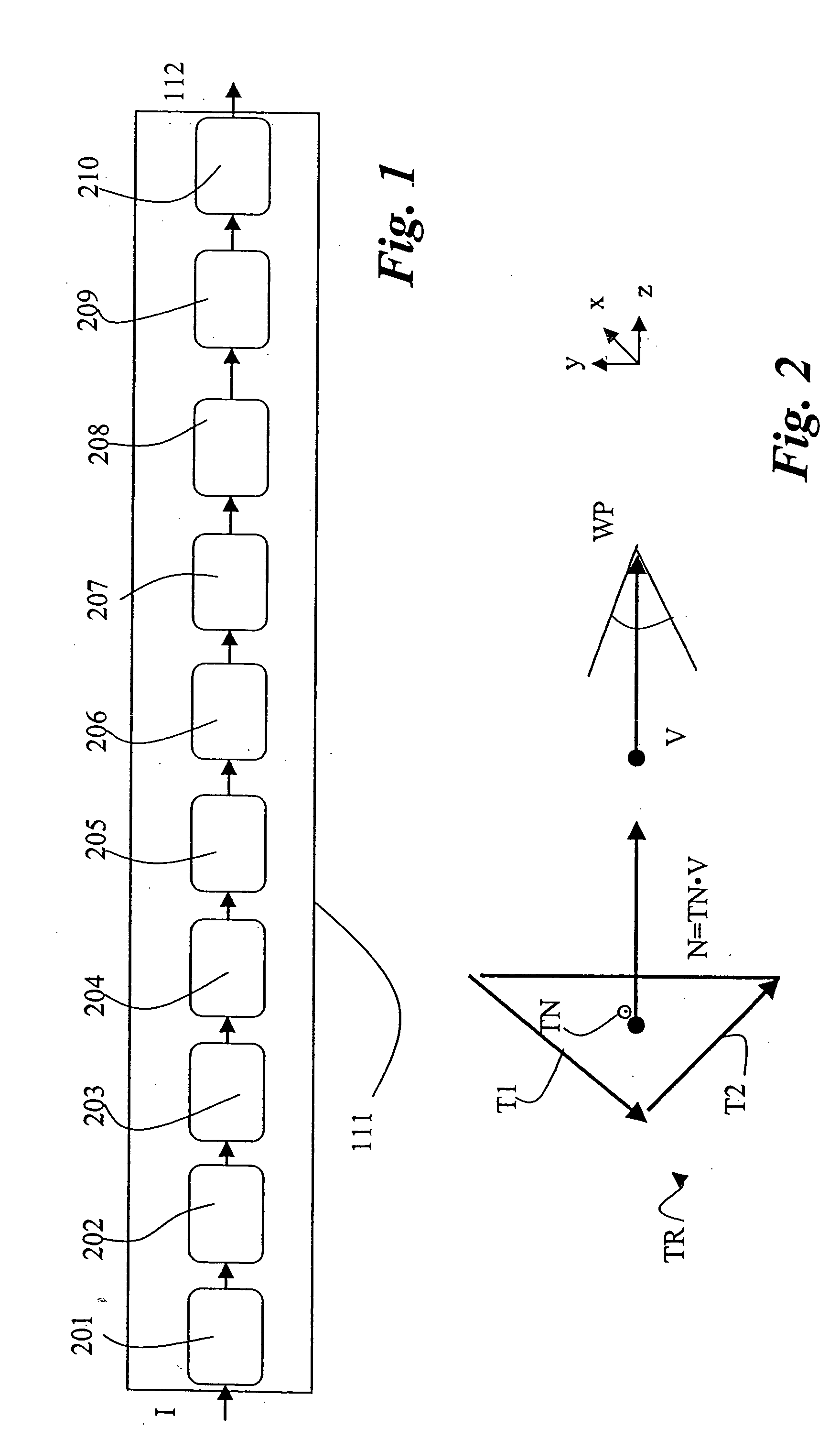 Geometric processing stage for a pipelined graphic engine, corresponding method and computer program product therefor