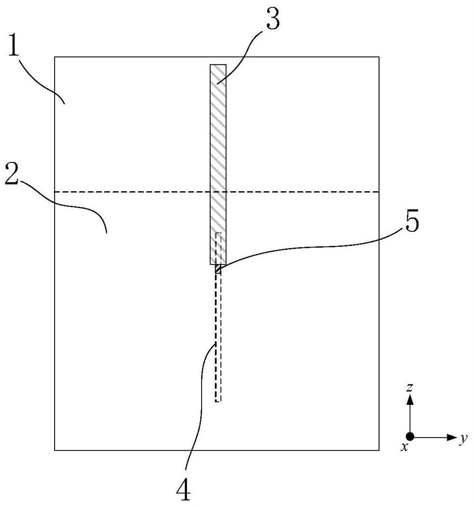 A dual-polarized antenna with planar monopole and slot structure