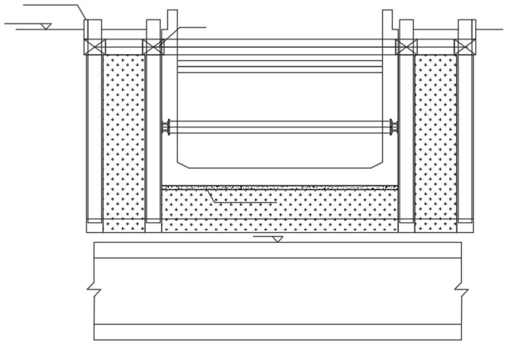 Construction device for short-distance overpass building