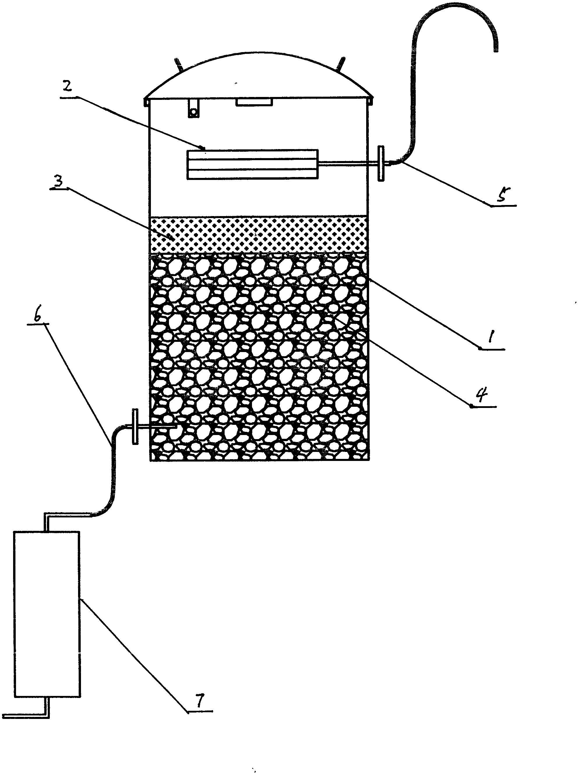 Water dispenser capable of mineralizing with medical stone, verdelite and muyu stone