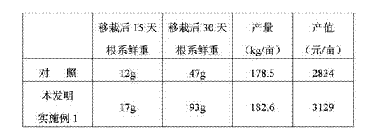 Special fertilizer for transplanting tobacco