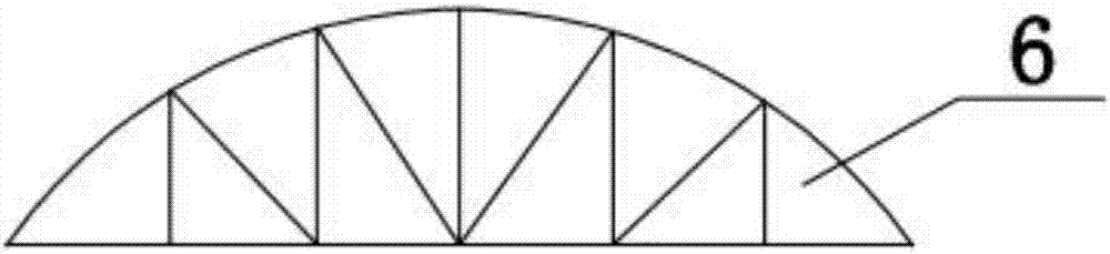 Construction method of concrete arch-shaped lintels of doors and windows