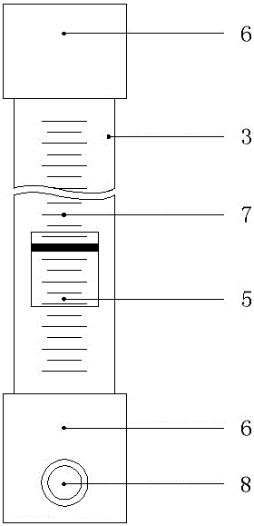 Luminous liquid level meter