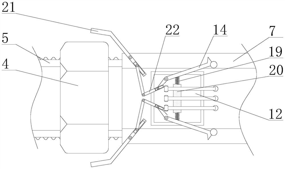 Grinding wheel safe installation and fixing mechanism