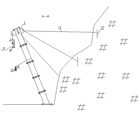 Quick-transporting method and quick-transport device for foldable temporary cableways