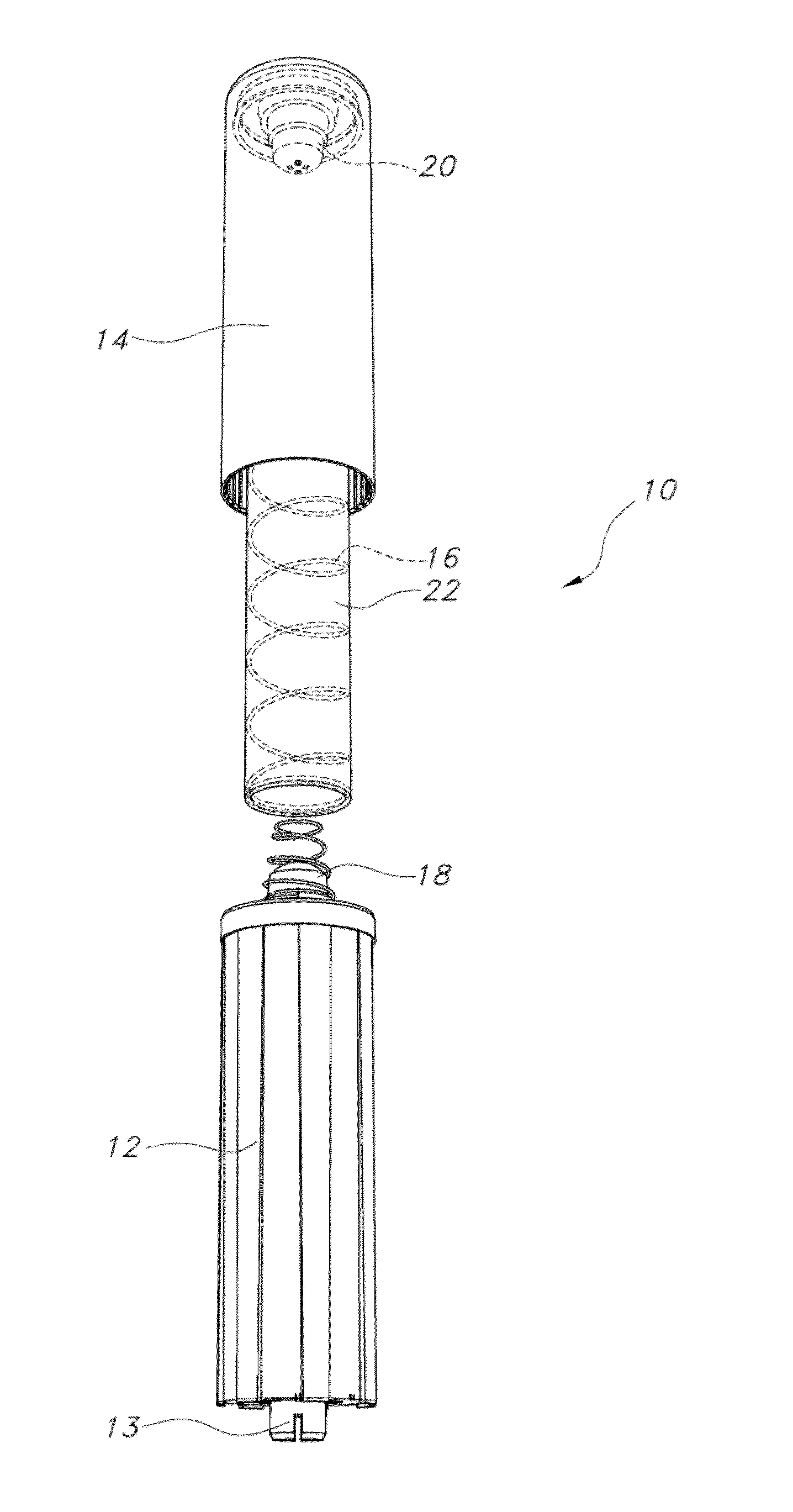 Telescoping spring assembly for mattresses and the like