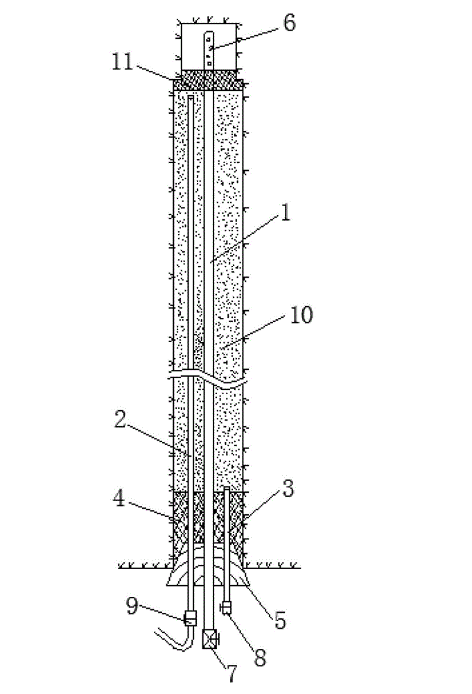 Underground high-pressure hydraulic fracturing hole sealing material for coal mine and hole sealing technology