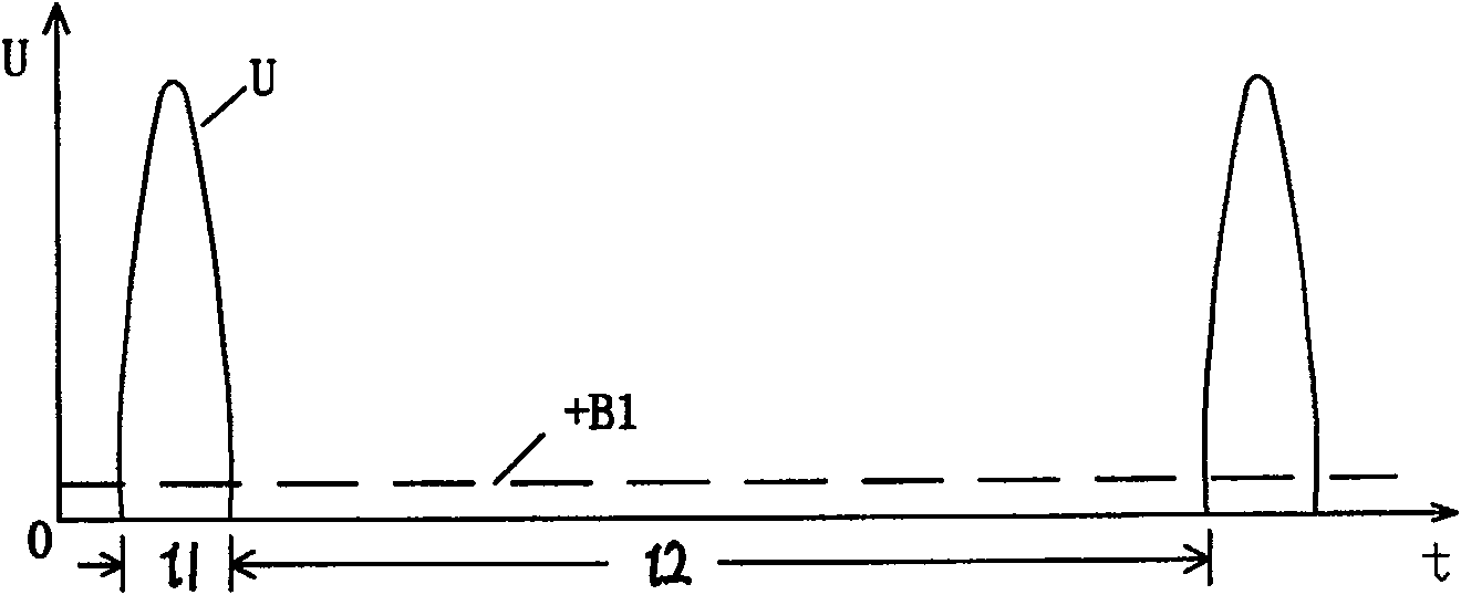 Circuit for improving high-pressure line scanning output power of TV set