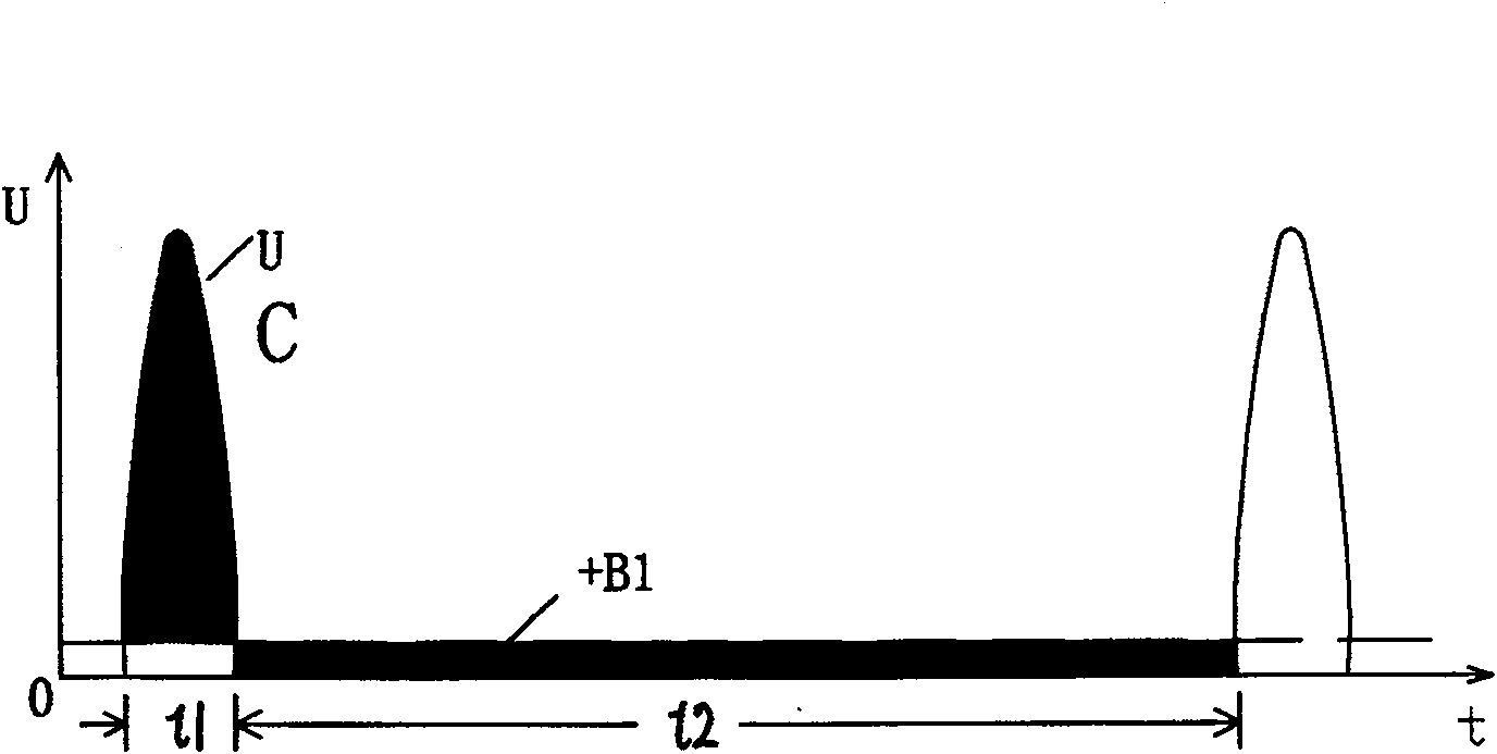 Circuit for improving high-pressure line scanning output power of TV set