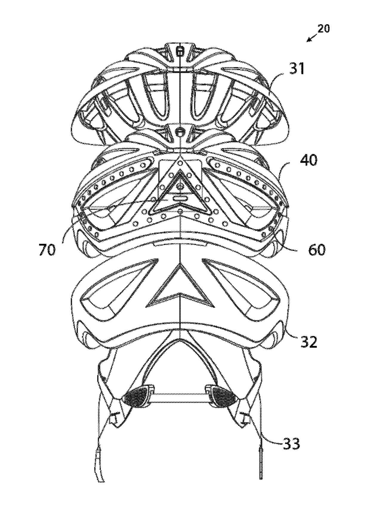 Helmet and helmet system