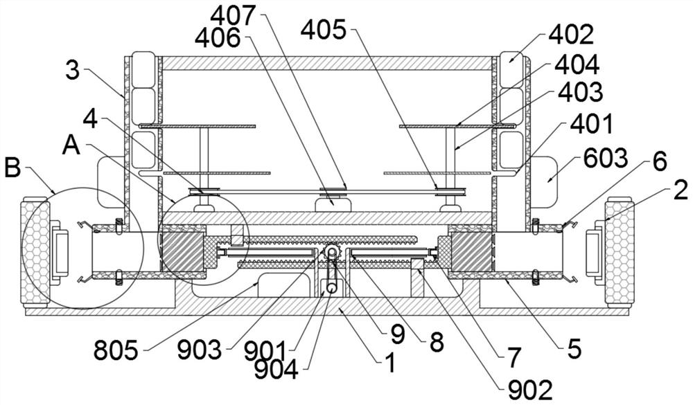 Full-automatic gluing and splicing device for instrument processing