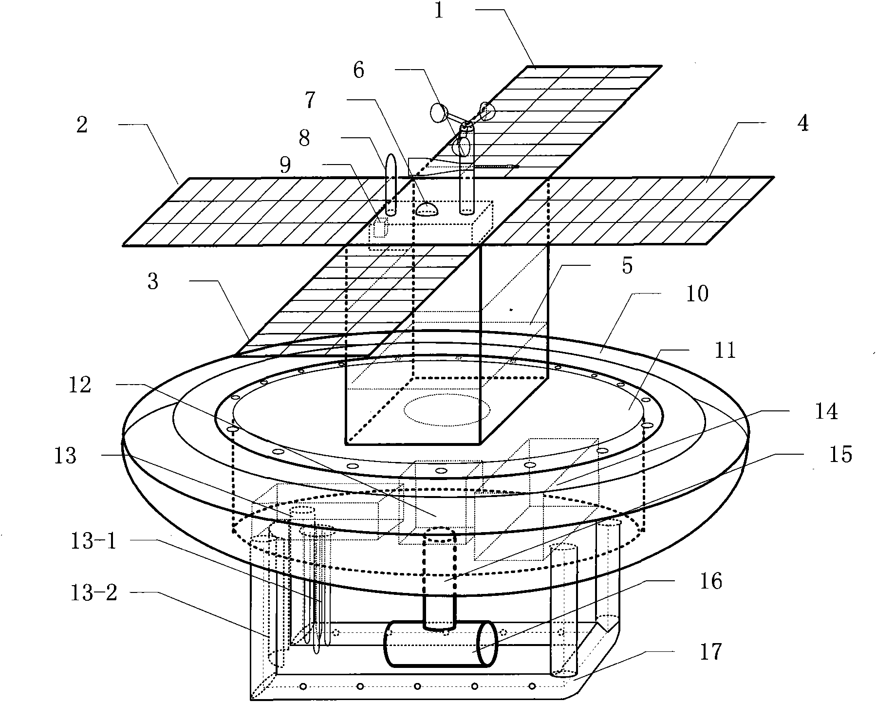 All-around ultrasonic wave algal removal floater