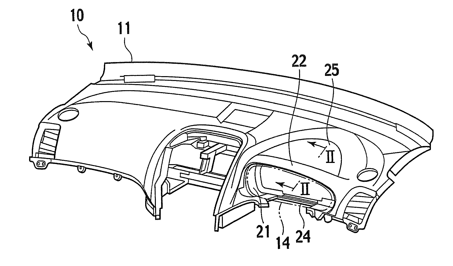 Molding method, molded product and instrument panel